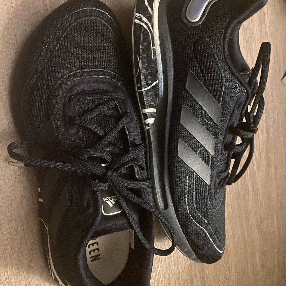 Adidas Womens Supernova FW5728 Black Running Shoes Sneakers Size 6.5
